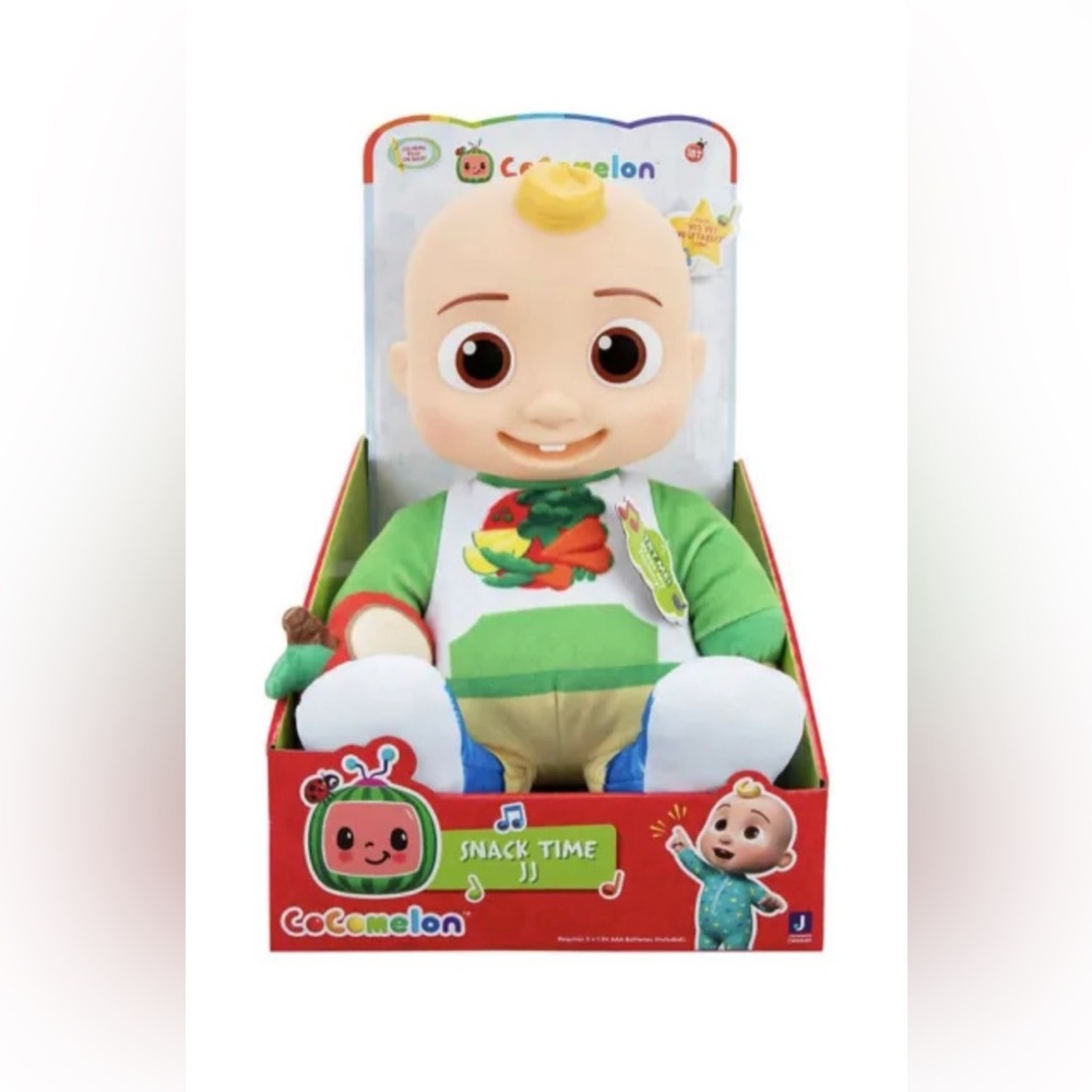 CoComelon Snack Time Interactive JJ Doll Plays Yes Yes Vegetables Song 2022 New